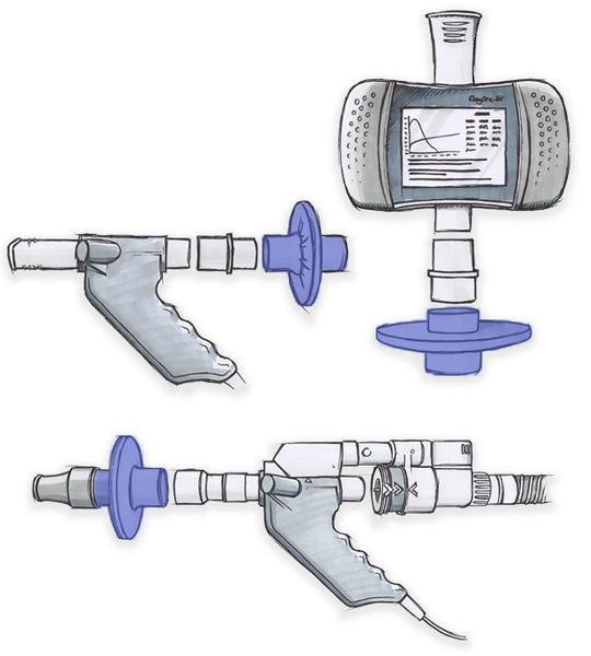 Filtro para Espirometría